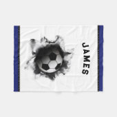 Couverture Polaire Football personnalisé (Devant (Horizontal))