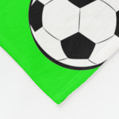 Couverture Polaire Football / Soccer Ball Seamless Pattern (Coin)