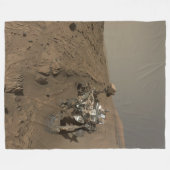 Couverture Polaire Forage Mars Curiosity Red Martian Paysage (Devant (Horizontal))