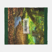 Couverture Polaire Forest Creek Belle nature Paysage Photo (Devant (Horizontal))