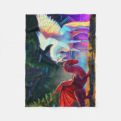 Couverture Polaire Forest Friends - Young Dragon and Young Pegasus (Devant)
