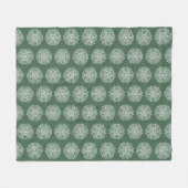 Couverture Polaire |Forest Mandala (Devant (Horizontal))
