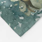 Couverture Polaire Forest Wonder Rustic Pine Mariage Blanche polaire (Coin)