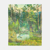 Couverture Polaire Forêt (Devant)