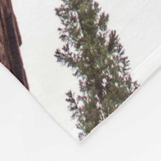 Couverture Polaire forêt, arbre (Coin)