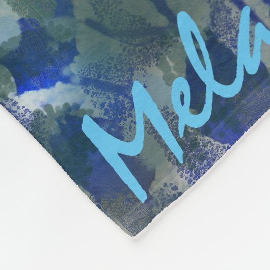 Couverture Polaire Forêt bleue (Coin)