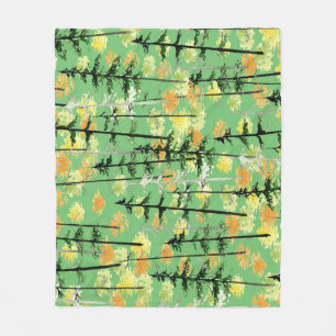 Couverture Polaire Forêt d'automne : Beauté naturelle incomparable