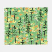 Couverture Polaire Forêt d'automne : Beauté naturelle incomparable (Devant (Horizontal))