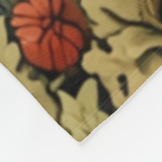 Couverture Polaire Forêt de champignons rétro (Coin)