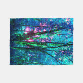 Couverture Polaire Forêt de fées (Devant (Horizontal))