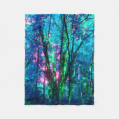 Couverture Polaire Forêt de fées (Devant)