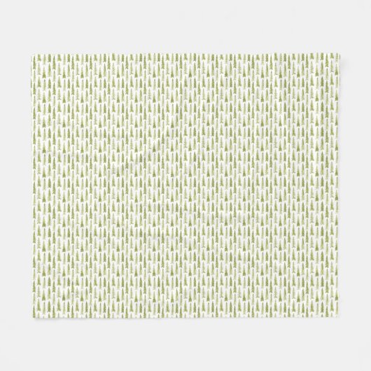 Couverture Polaire Forêt de pins (Devant (Horizontal))