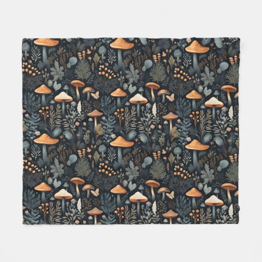 Couverture Polaire Forêt de Toadstool (Devant (Horizontal))