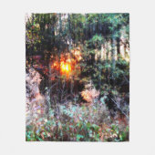 Couverture Polaire Forêt enchantée (Devant)
