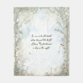 Couverture Polaire Forêt enchantée Ethereal (Devant)