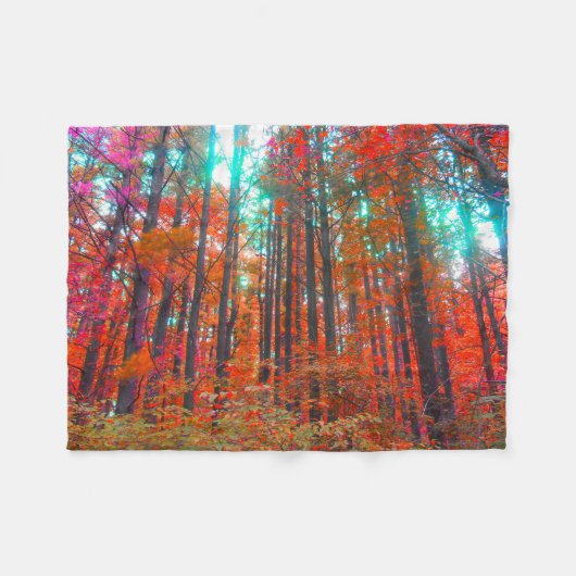 Couverture Polaire Forêt-feu (Devant (Horizontal))