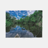 Couverture Polaire Forêt | Forêt de la jungle péruvienne (Devant (Horizontal))