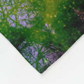 Couverture Polaire forêt imaginaire magique (Coin)