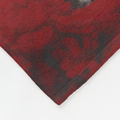 Couverture Polaire Forêt japonaise en fleurs de cerisier Blanche (Coin)