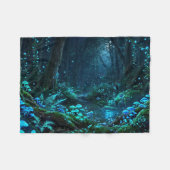 Couverture Polaire Forêt Magique (Devant (Horizontal))