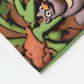 Couverture Polaire Forêt Magique - Animaux de la Forêt (Coin)