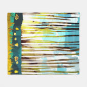 Couverture Polaire Forêt matinale (Devant (Horizontal))