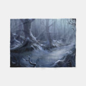 Couverture Polaire Forêt mystique (Devant (Horizontal))