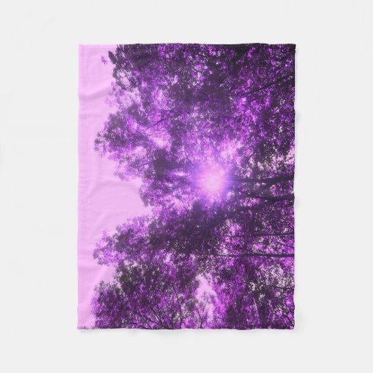 Couverture Polaire Forêt pourpre (Devant)