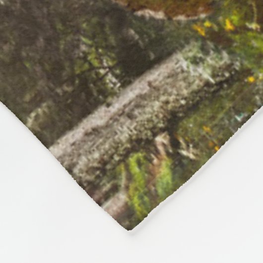 Couverture Polaire Forêt | Sun Peeking Thru (Coin)