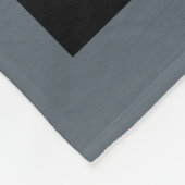 Couverture Polaire Forêts sauvages de la tribu noire et blanche Gris (Coin)