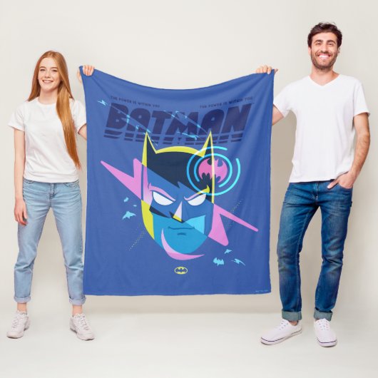 Couverture Polaire Forever Batman Light Up Head Graphic (En situation)