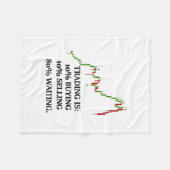 Couverture Polaire Forex Trader Note Blanche (Devant (Horizontal))