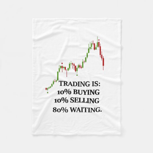 Couverture Polaire Forex Trader Note Blanche (Devant)
