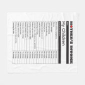 Couverture Polaire Forfait Fête des Mères - Cadeau de coeur (Devant (Horizontal))