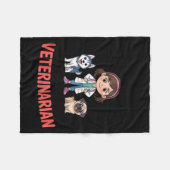 Couverture Polaire Forget Princess I Want To Be A Veterinarian Future (Devant (Horizontal))