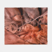 Couverture Polaire formations rocheuses Brown (Devant (Horizontal))