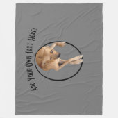 Couverture Polaire Forme de lancement personnalisée du stade (Devant)