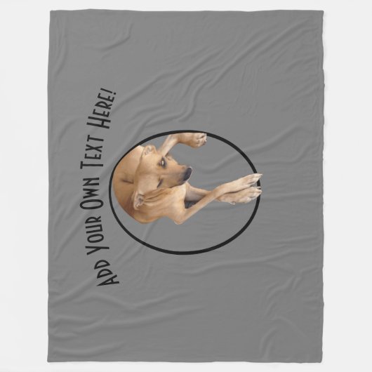 Couverture Polaire Forme de lancement personnalisée du stade (Devant)