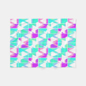 Couverture Polaire forme triangles Abstraits motif géométrique (Devant (Horizontal))