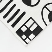 Couverture Polaire Formes Abstraites 060617 Motif (Coin)