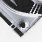 Couverture Polaire Formes Abstraites 180318 - Argent brillant (Coin)