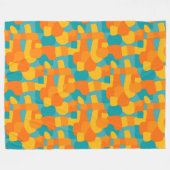 Couverture Polaire Formes Abstraites mosaïque 310722 (Devant (Horizontal))