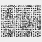 Couverture Polaire Formes Abstraites Motif 060617 (Devant (Horizontal))