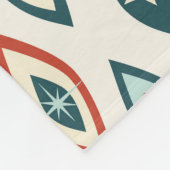 Couverture Polaire Formes atomiques modernes du milieu du siècle Roug (Coin)