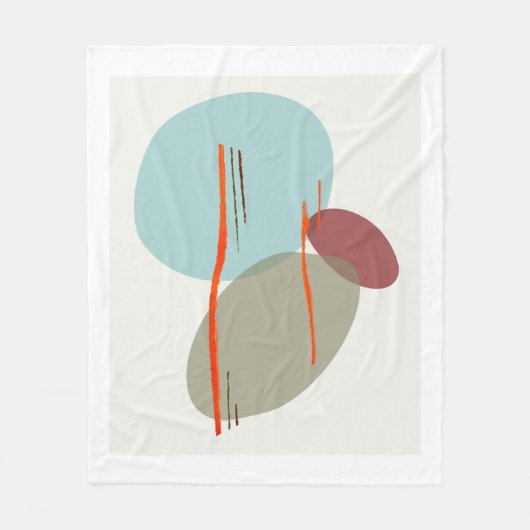 Couverture Polaire Formes Boho (Devant)