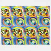 Couverture Polaire Formes couleur par Robert Delaunay (Devant (Horizontal))