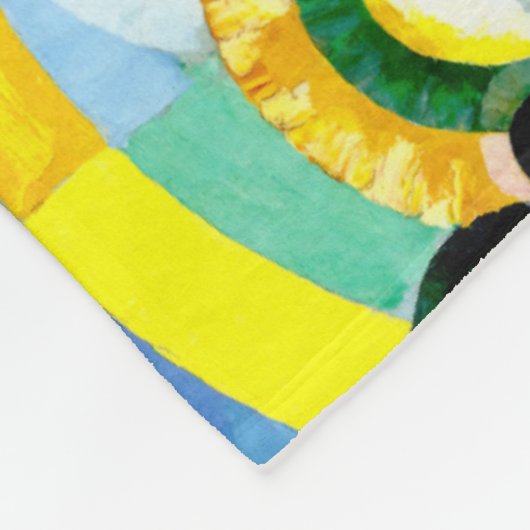 Couverture Polaire Formes couleur par Robert Delaunay (Coin)