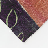 Couverture Polaire Formes et Feuilles de cercles géométriques Abstrai (Coin)