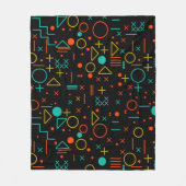 Couverture Polaire Formes géométriques (Devant)
