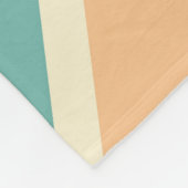 Couverture Polaire Formes géométriques abstraites colorées (Coin)